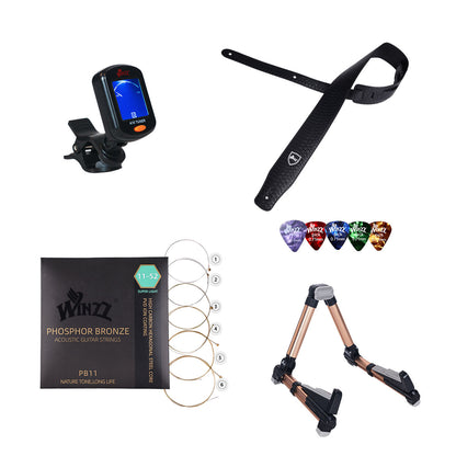 WINZZ Acoustic Guitar Accessories Kit