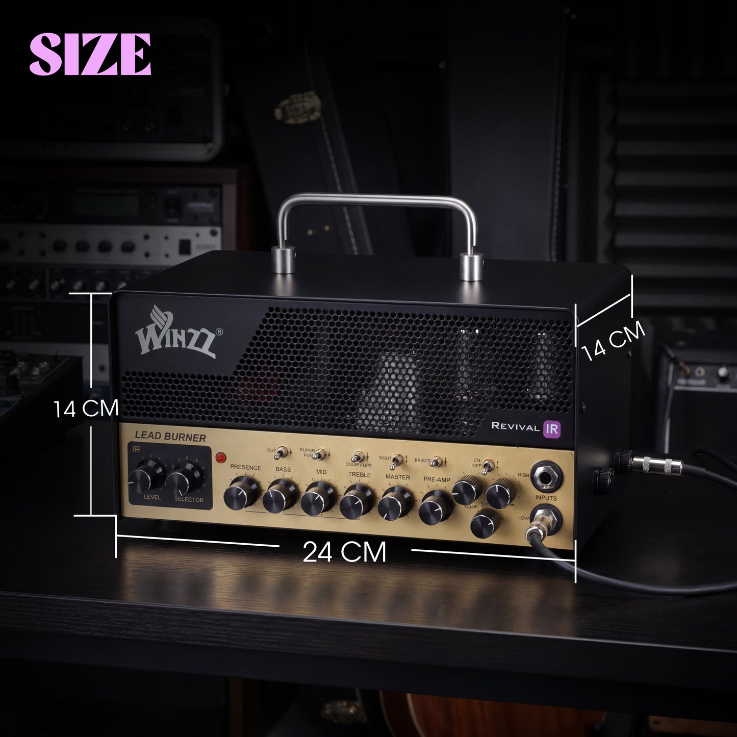 WINZZ Revival IR Series Musical Instruments Accessories TUBE IR Amplifier Head for Electric Guitar