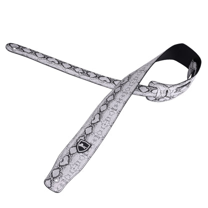 WINZZ Adjustable Leather Guitar/Bass Strap – Stylish & Universal Fit