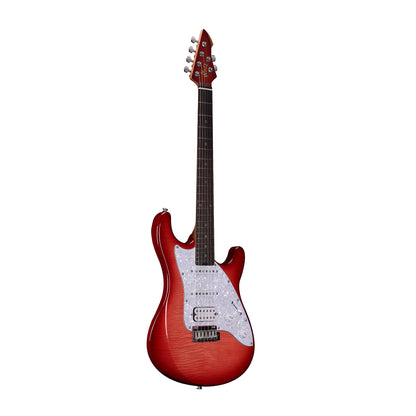 WINZZ Gravity PRO Series -WGS150 Solid Alder Body ST electric guitar With Roasted Maple Neck, HSS Pickups, Rosewood Fingerboard, D'Addario EXL120 Strings, Mini Double Locking Tremolo