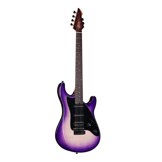 WINZZ Gravity PRO Series -WGS150 Solid Alder Body ST electric guitar With Roasted Maple Neck, HSS Pickups, Rosewood Fingerboard, D'Addario EXL120 Strings, Mini Double Locking Tremolo