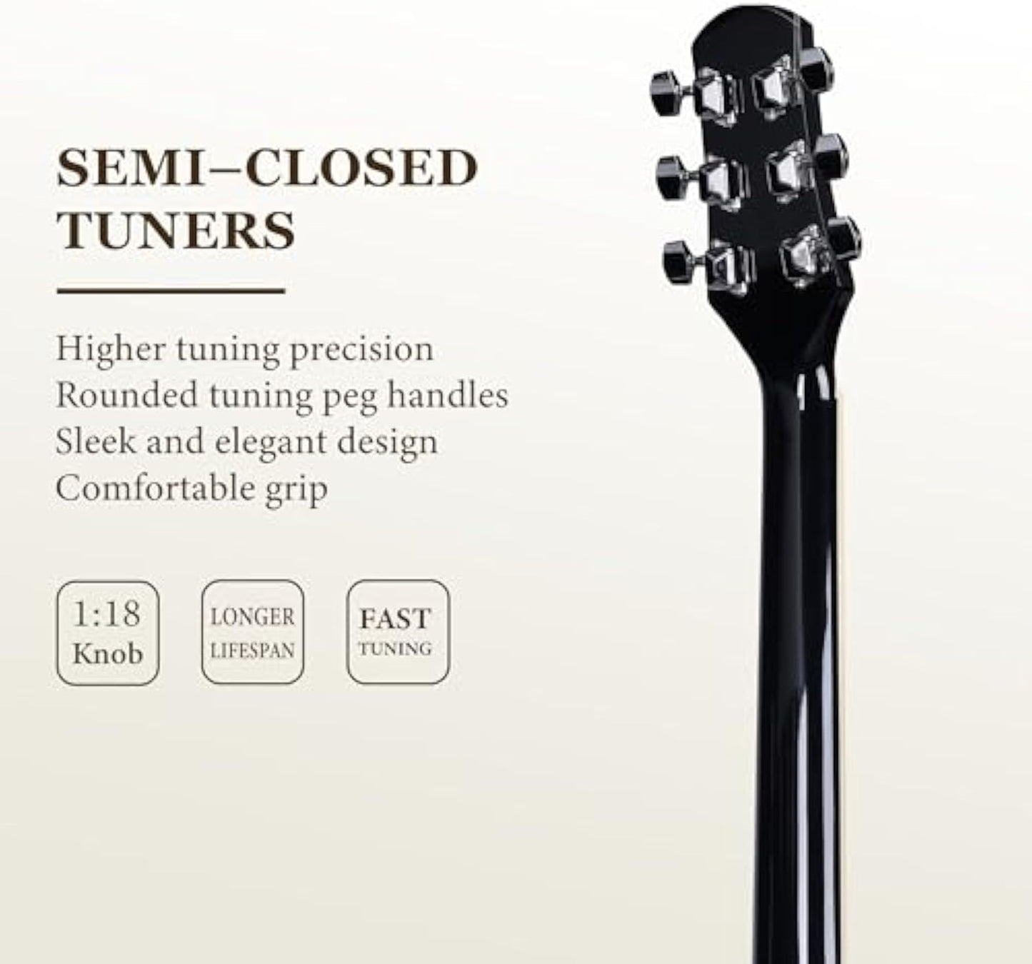 WINZZ AF227A 39-Inch   Concert Pattern Design Acoustic Guitar