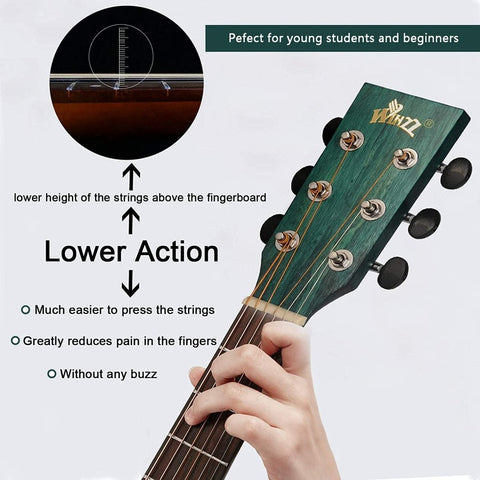 WINZZ AF-H00L 36-Inch Beginner Acoustic Guitar - winzzguitars