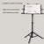 WINZZ Folding Sheet Music Stand With Carrying Bag ,Black - winzzguitars