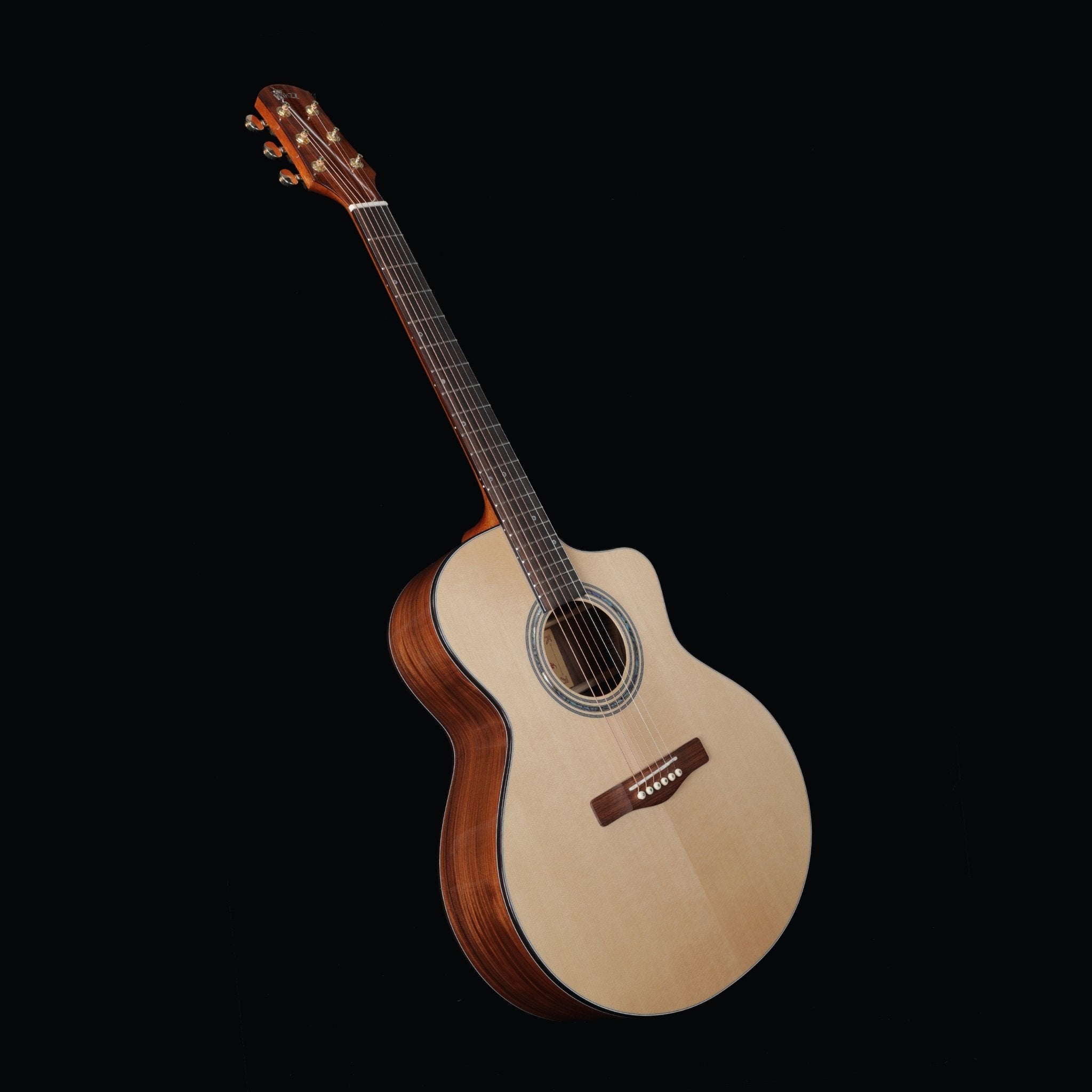 WINZZ&YuLong Guo co-branded 41 inch Solid Sitka Cutaway Acoustic Guitar - winzzguitars
